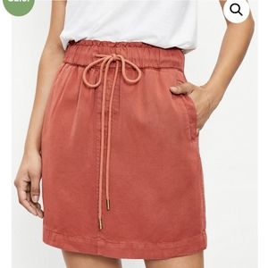 NWT LOFT Drawstring Pocket Skirt